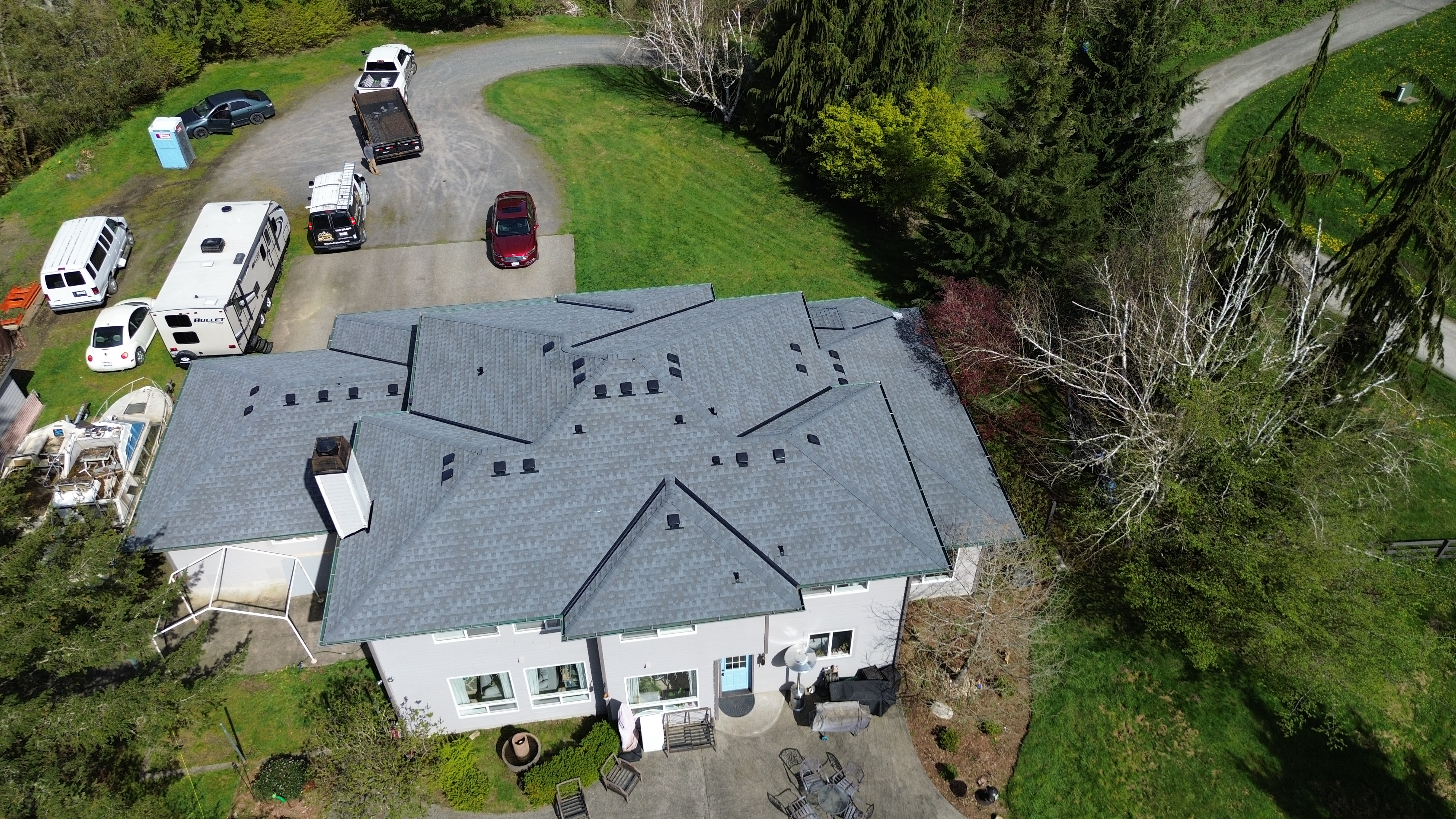 Standing seam metal roof replacement